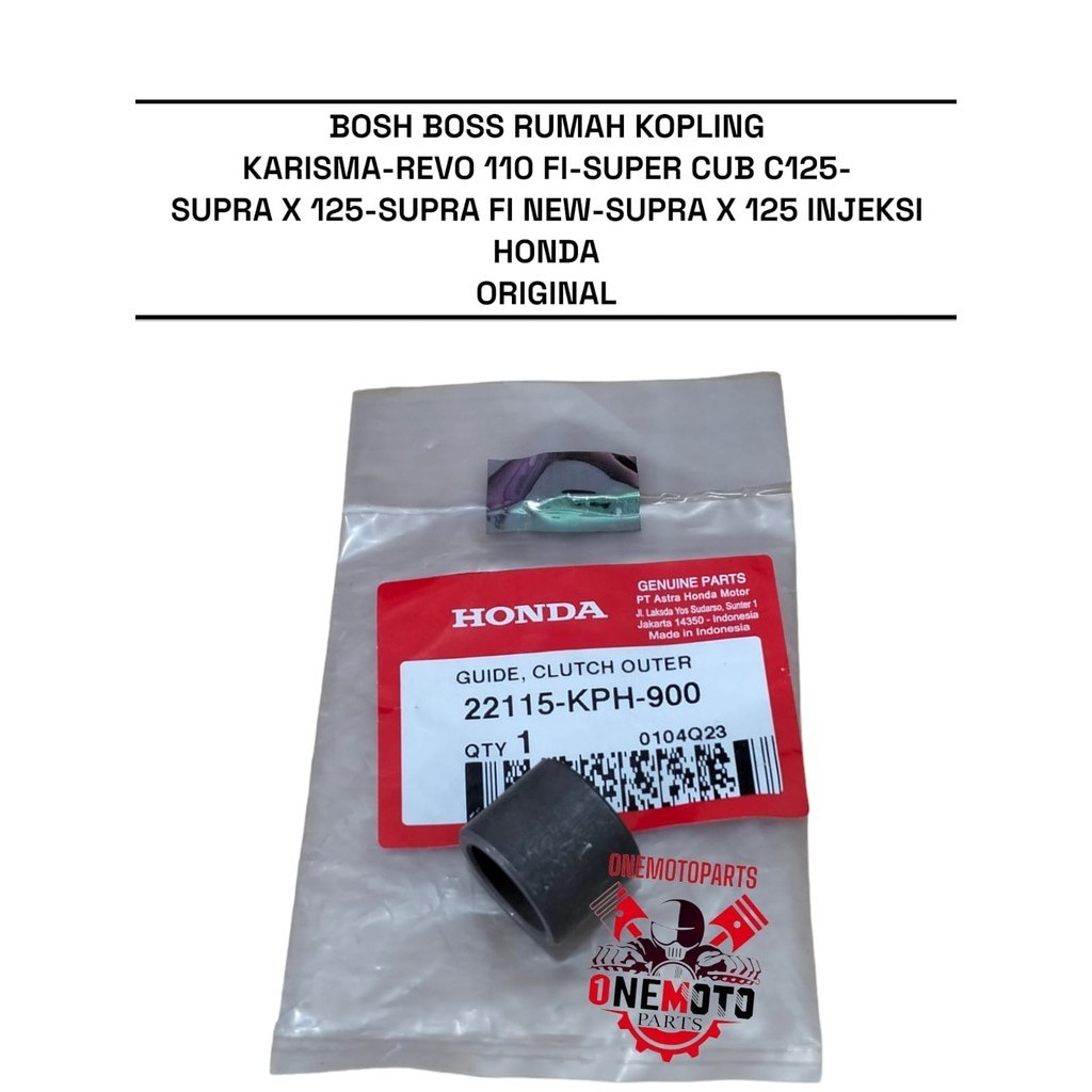 BOSH BOSS RUMAH KOPLING KARISMA REVO 110 FI SUPER CUB C125 SUPRA X 125 HONDA 22115-KPH-900 ORIGINAL