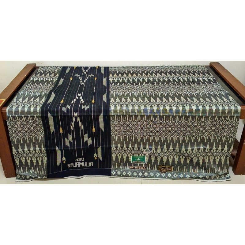 SARUNG TENUN SUTERA RAJA MULIA 420 EXCLUSIVE FULL SONGKET