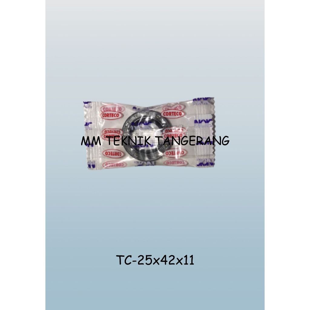 Oil seal TC 25x42x11 merk NOK 25 x 42 x 11 karet oli sil shock breaker 25 42 11