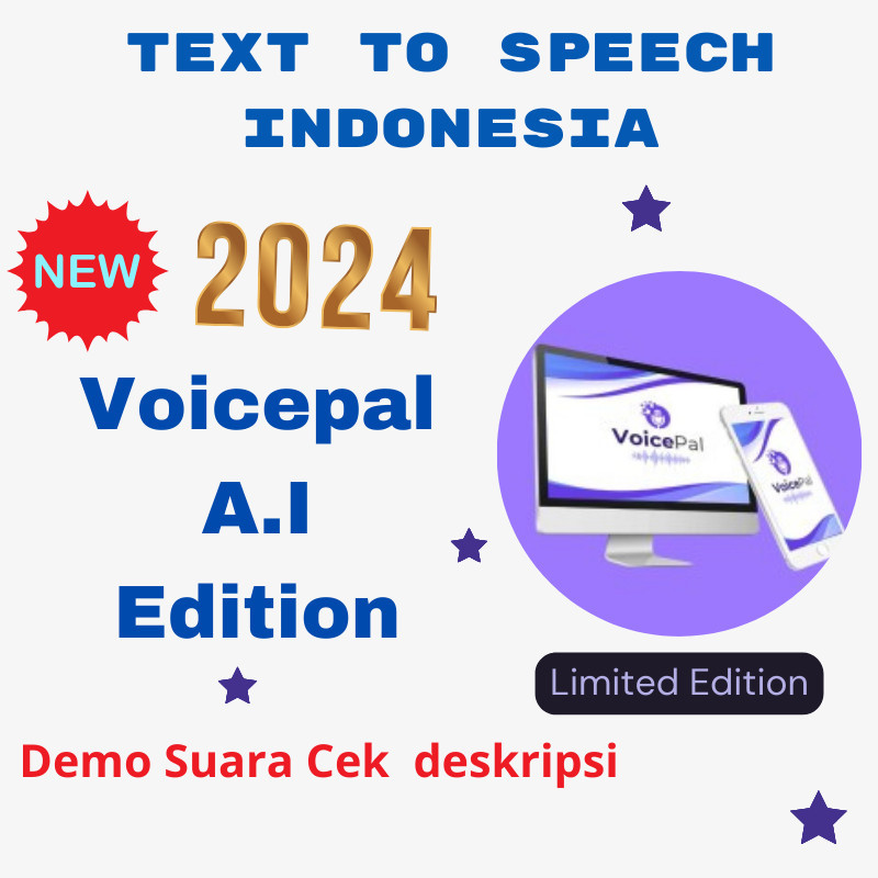 Voicepal AI Unlimited Tools Text to Speech Bahasa indonesia Paling banyak di cari konten creator