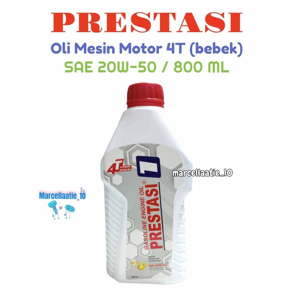 PRESTASI OLI MESIN MOTOR BEBEK 800ML OLI MESIN 4T 0.8L OLI MESIN MOTOR MURAH OLI MOTOR MURAH