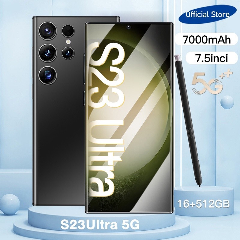 【Bisa COD】S23 Ultra s22 Handphone HP Baru 6.72nci hp murah resmi Promo 12GB+512GB WIFI Asli Smartpho