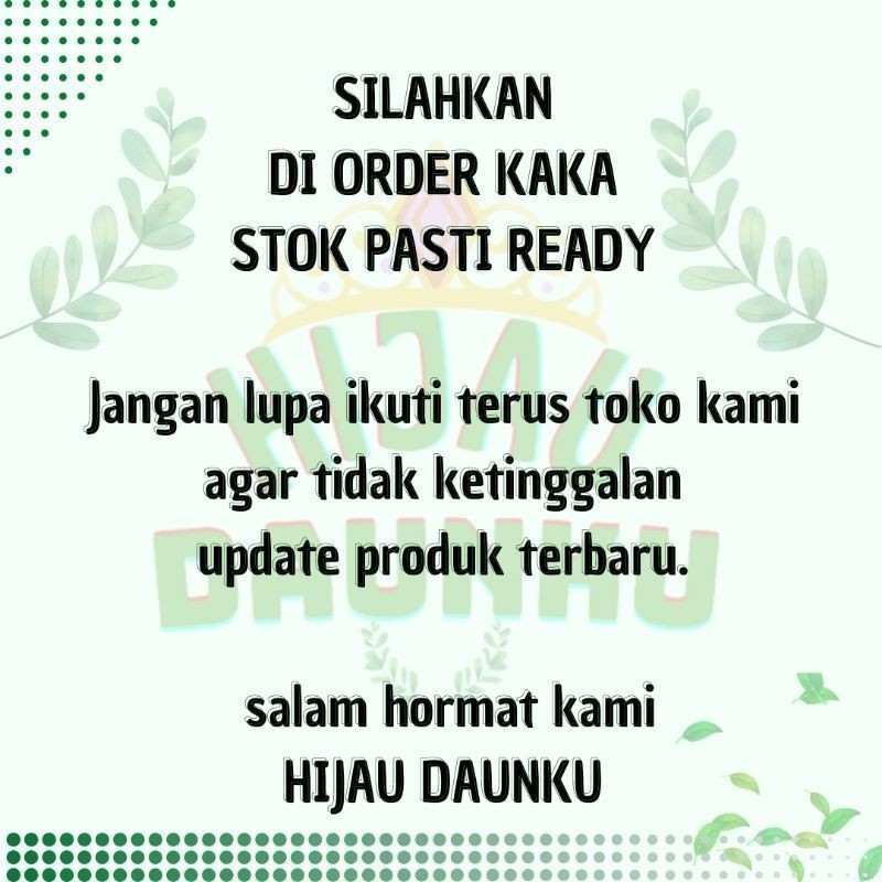 

Daun Sirsak Herbal Segar Hijau Non Kimia 100Lembar Langsung di petik