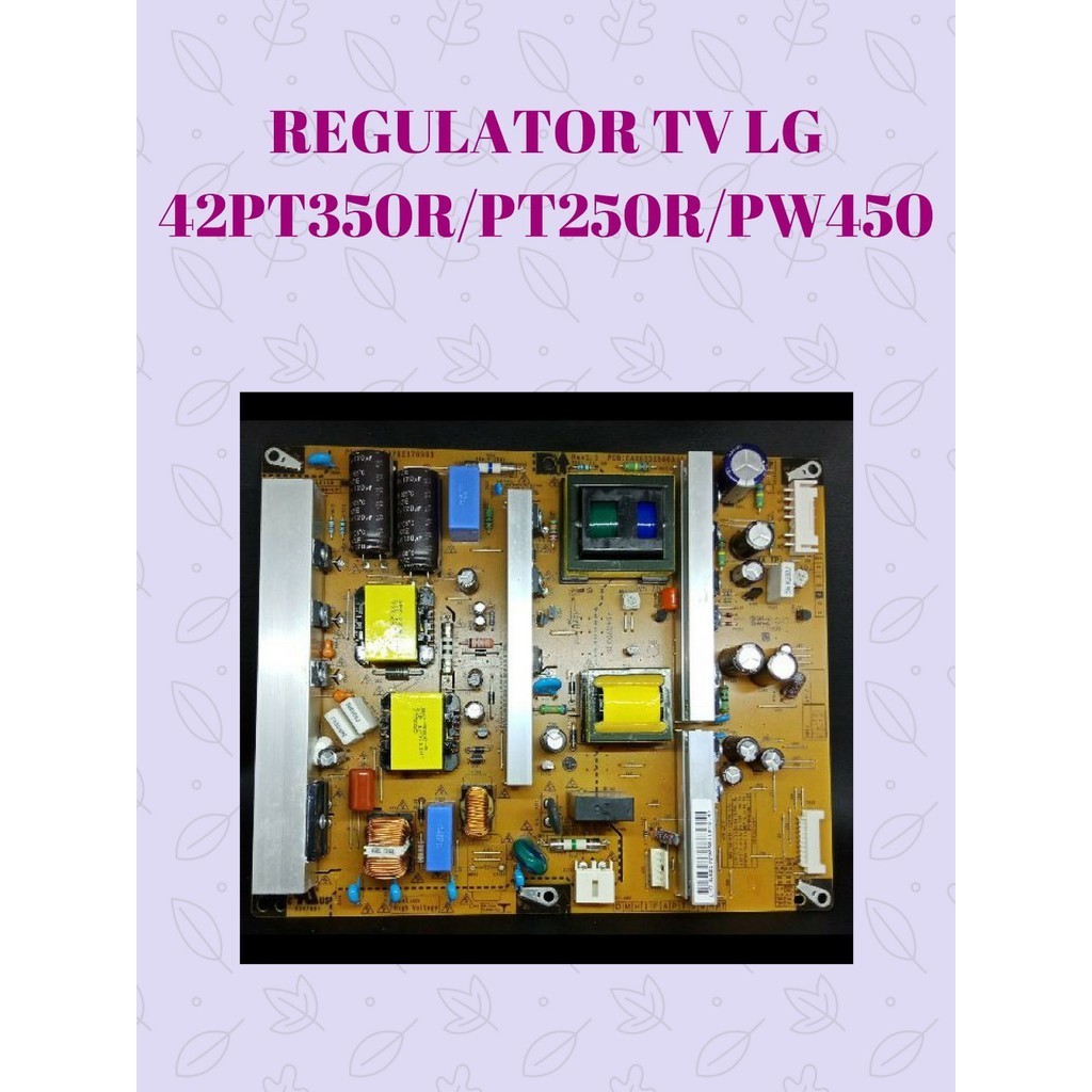 BLOK POWER BOARD - REGULATOR TV LG MODEL 42PT350R 42PT250R 42PW450