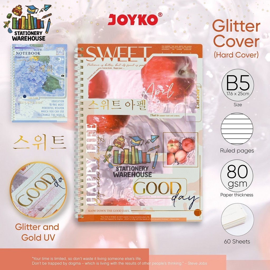 

Buku Tulis Catatan Bergaris Ruled Notebook Joyko NB-727 B5
