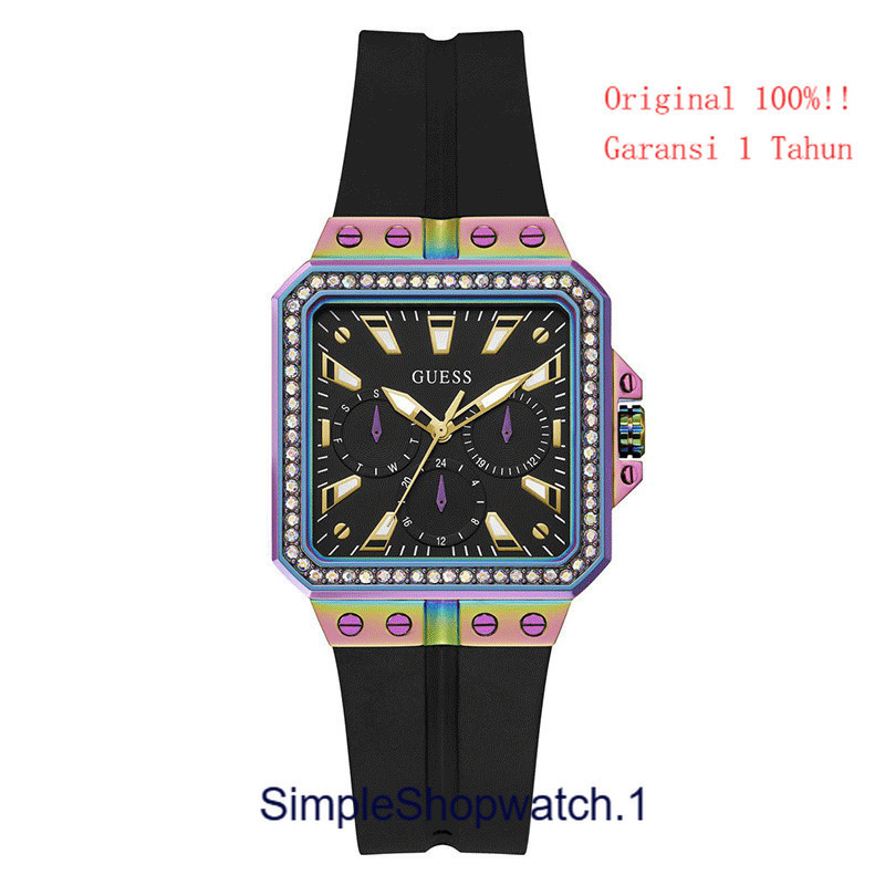 Original 100% GUESS GW0618L3 LIBRA Jam Tangan Wanita  Rainbow Garansi Resmi 1 Tahun