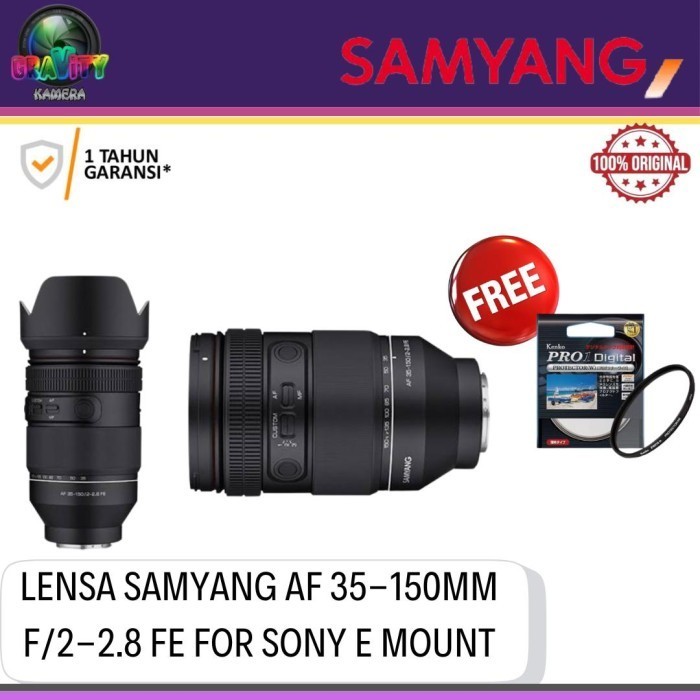 LENSA SAMYANG AF 35-150MM F/2-2.8 FE / SAMYANG AF 35-150MM F2-2.8 FE