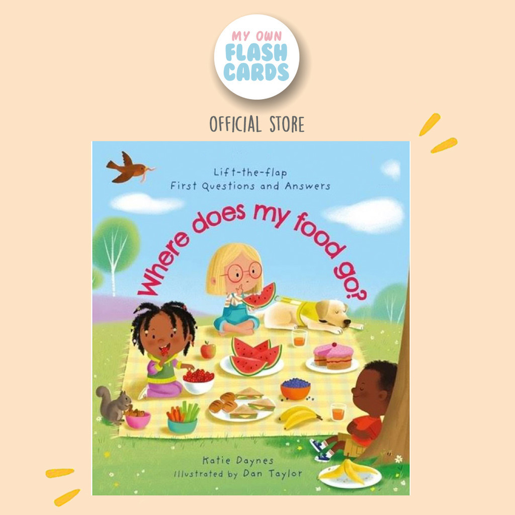 Where Does My Food Go? First Questions and Answers Lift the Flap Education Imported English Book Buk