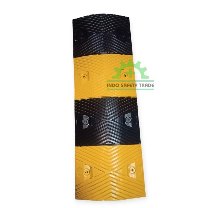 Polisi Tidur Karet Rubber Speedhump Tinggi 5cm Tanpa Baut