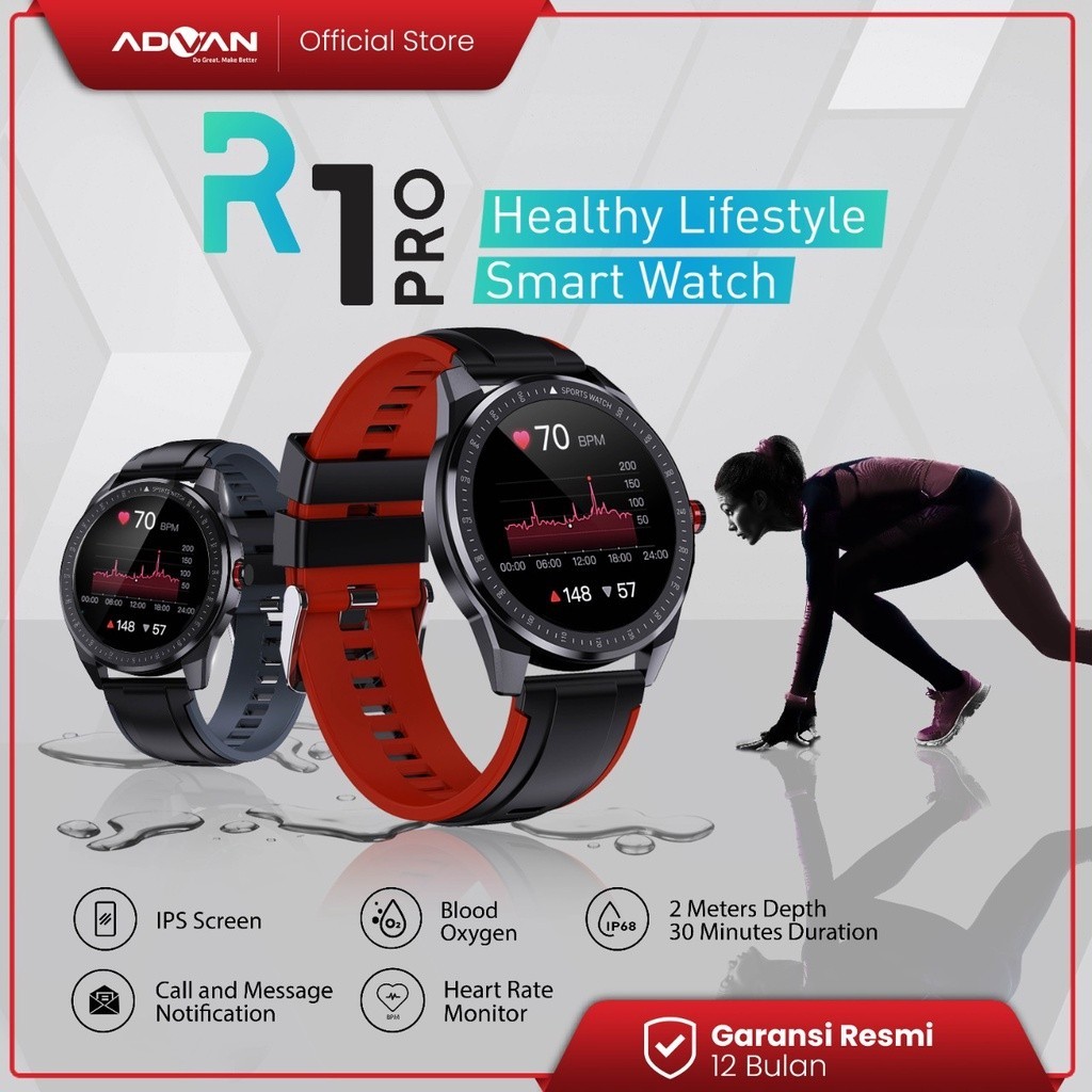 SMARTWATCH STARTGO R1 PRO - BLACK RED