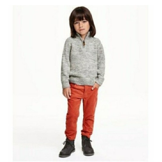 CELANA PANJANG HM CHINO SIMPLY ORANGE HNM ANAK LAKI LAKI H&M