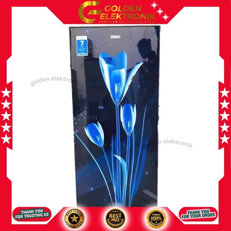 KULKAS AQUA 1 PINTU AQR-D191 LB-LK AQR-D191LB-LK D 191LB-LK D191 LB-LK
