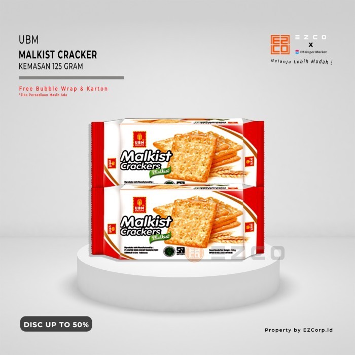 

UBM MALKIST CRACKERS KEMASAN 125 GRAM