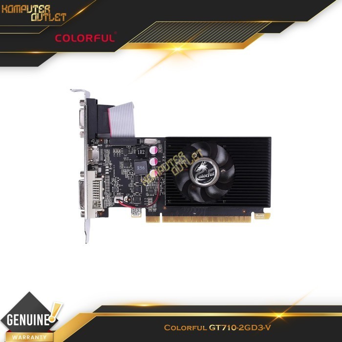 VGA NVIDIA GT 710 2GB DDR3 COLORFUL