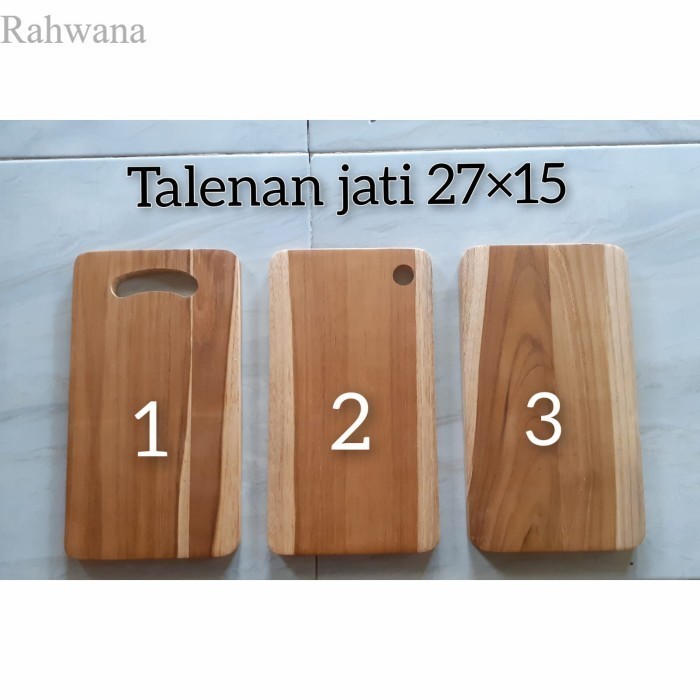 

Talenan Jati / Telenan Jati Kecil 27 X 15 cm - 3. Polos Jati antik