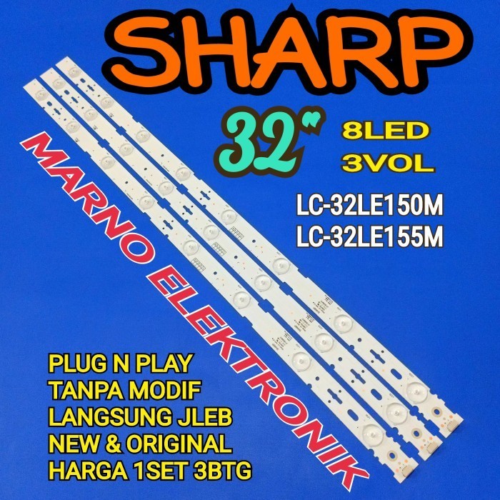 BL BACKLIGHT LED TV SHARP LC-32LE155M LC32LE155M LC 32LE155M 32LE155 M -BB12