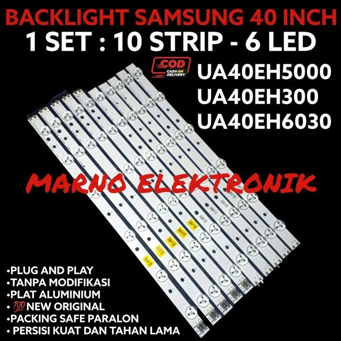 BACKLIGHT SAMSUNG 40EH5000 UA40EH300 UA40EH6030 UA40EH300 ORIGINAL -BB12