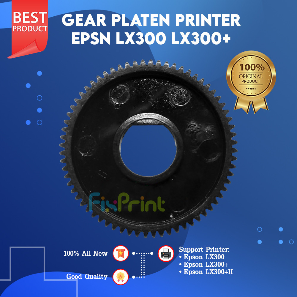 Gear Platen Printer Dot Matrix LX300 LX300+ LX300+II LX-300 LX-300+ LX-300+II Epson