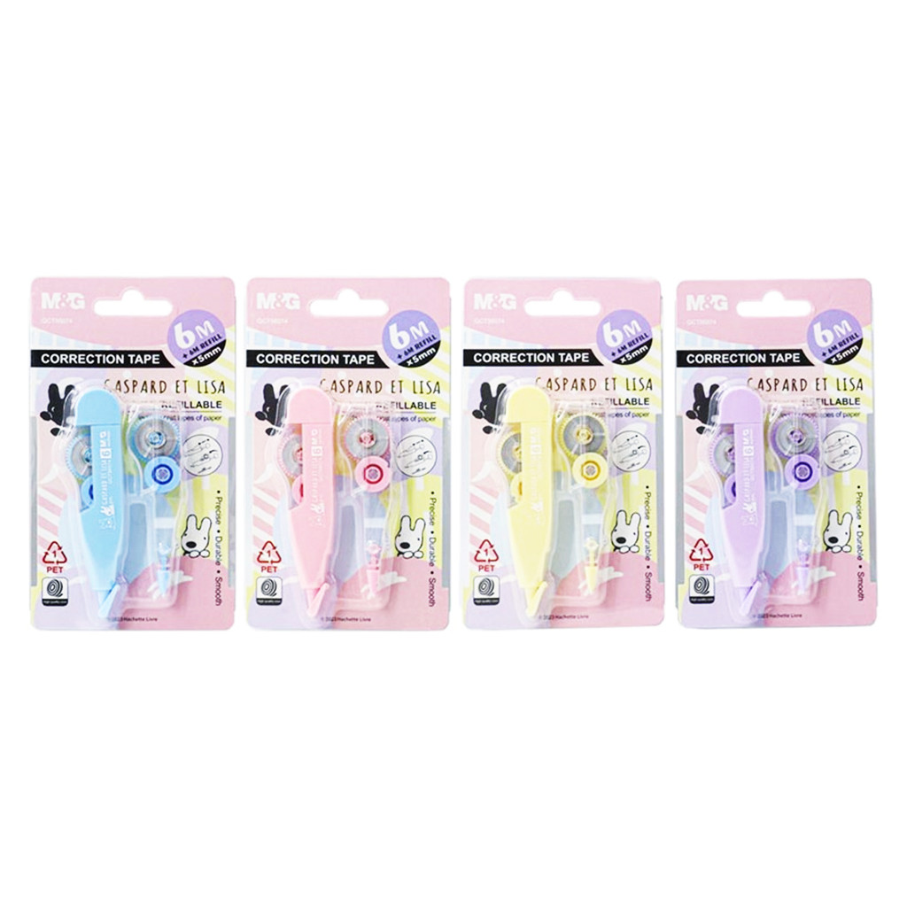 

Tipe-Ex Roll Kecil Gaspard Et Lisa M&G Correction Tape QCT56074 Free Refill 5mmx6m