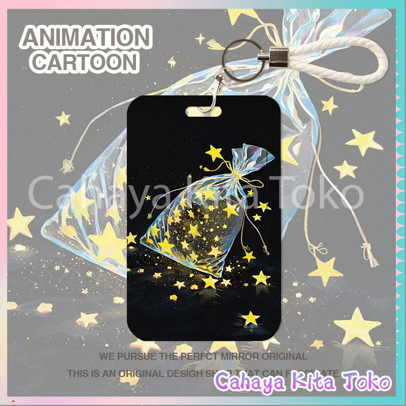 

ID CARD HOLDER/SARUNG KARTU/pesanan Hadiah Khusus/SUPPORT HARGA GROSIR/Bintang-bintang yang bersinar jatuh ke bumi