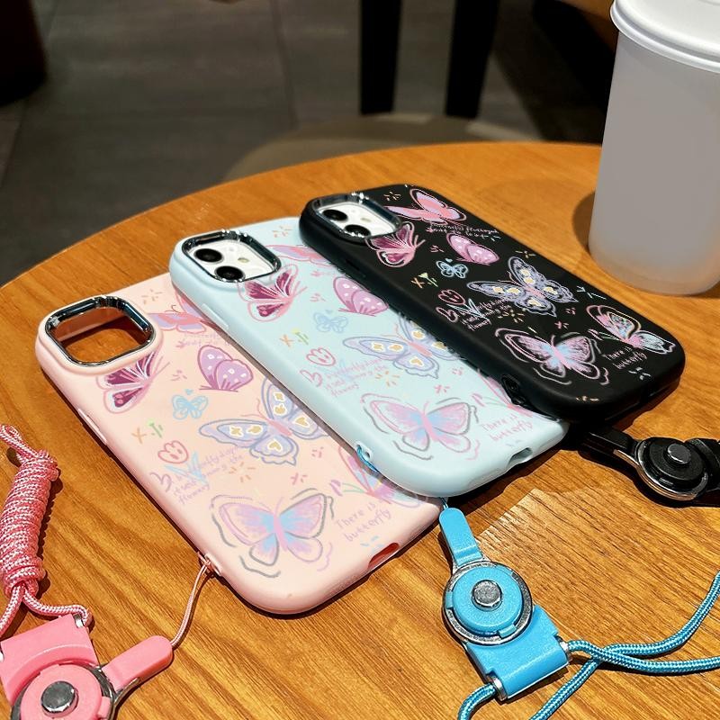 Case Hp For Samsung A32 5G A34 M32 Silicon Candy Girls Deluxe Colorful Butterfly Case Murah