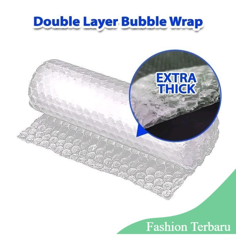 

Packing Tambahan Exstra Bubble Wrap Pelindung Barang Supaya Lebih Aman