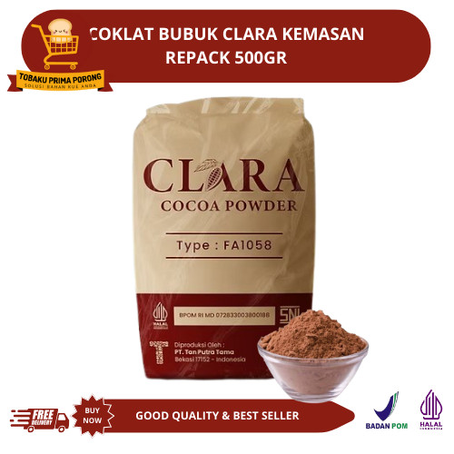 

COKLAT BUBUK CLARA KEMASAN REPACK 500GR