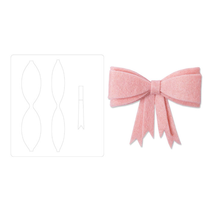 

Sizzix Bigz Dies for scrapbooking, cards, felt, fabric - 3D Bow