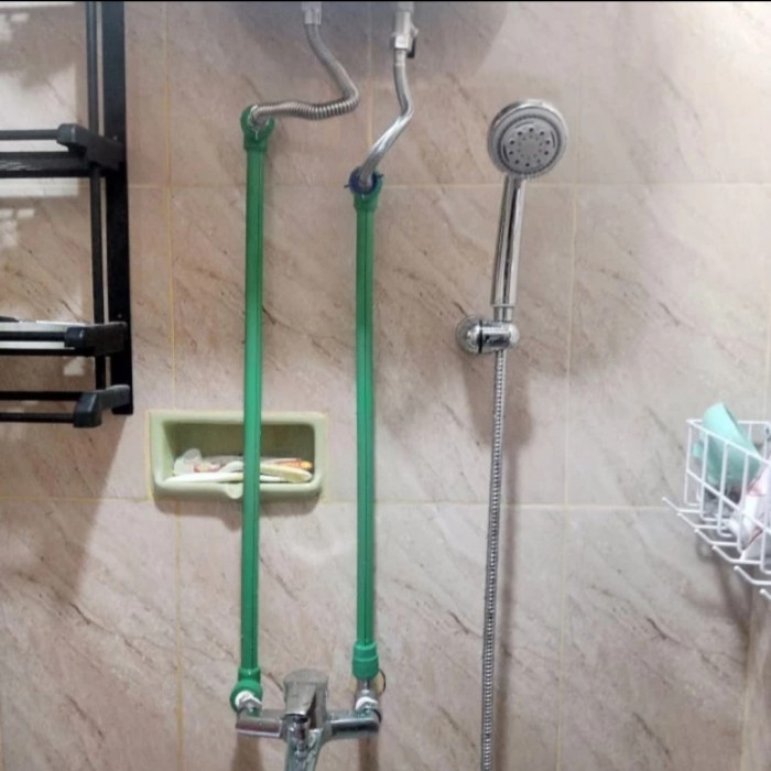 Paket Pipa PPR Water Heater Tanpa Bobok Ariston Handal Rheem Wika SWH - Paket Hemat 3 worikateid