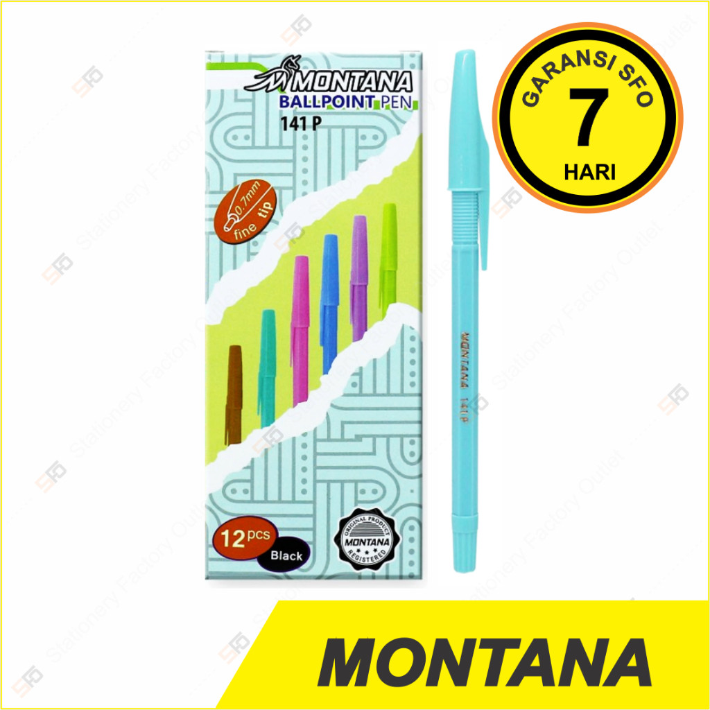 

Pen Pastel Montana 141P - Pulpen BPT-P Murah - Codeline Stationery