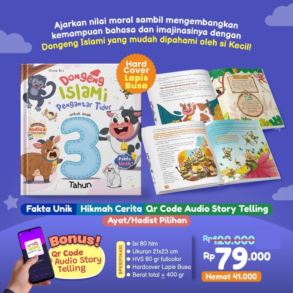 cerita Dongeng Islami Pengantar sebelum Tidur untuk anak 3 tahun