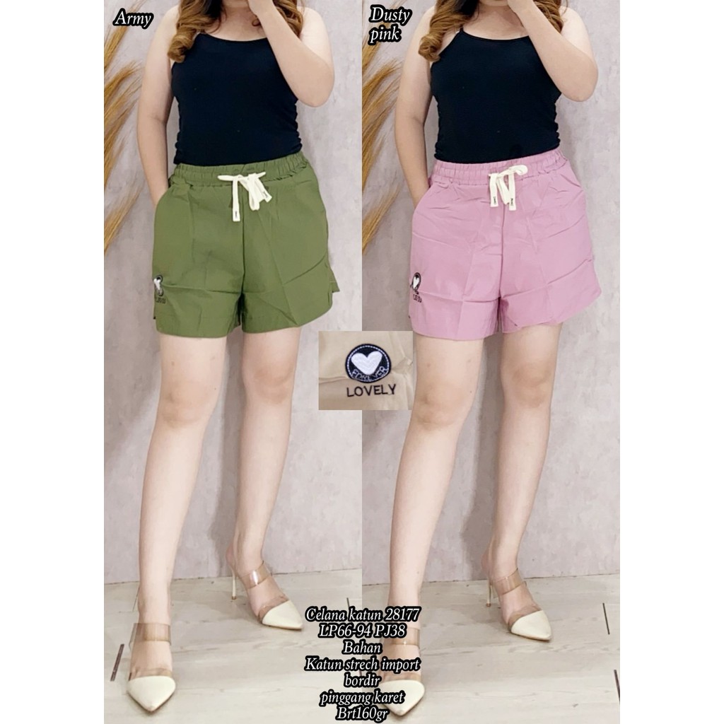 NEW CELANA WANITA KATUN 28177 KATUN STRETCH IMPORT#BAJUIMPORT