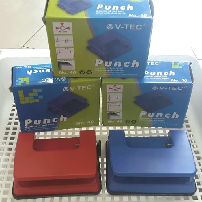 

PEMBOLONG KERTAS/PLONG KERTAS/PAPER PUNCH V-TEC NO 40 6233884