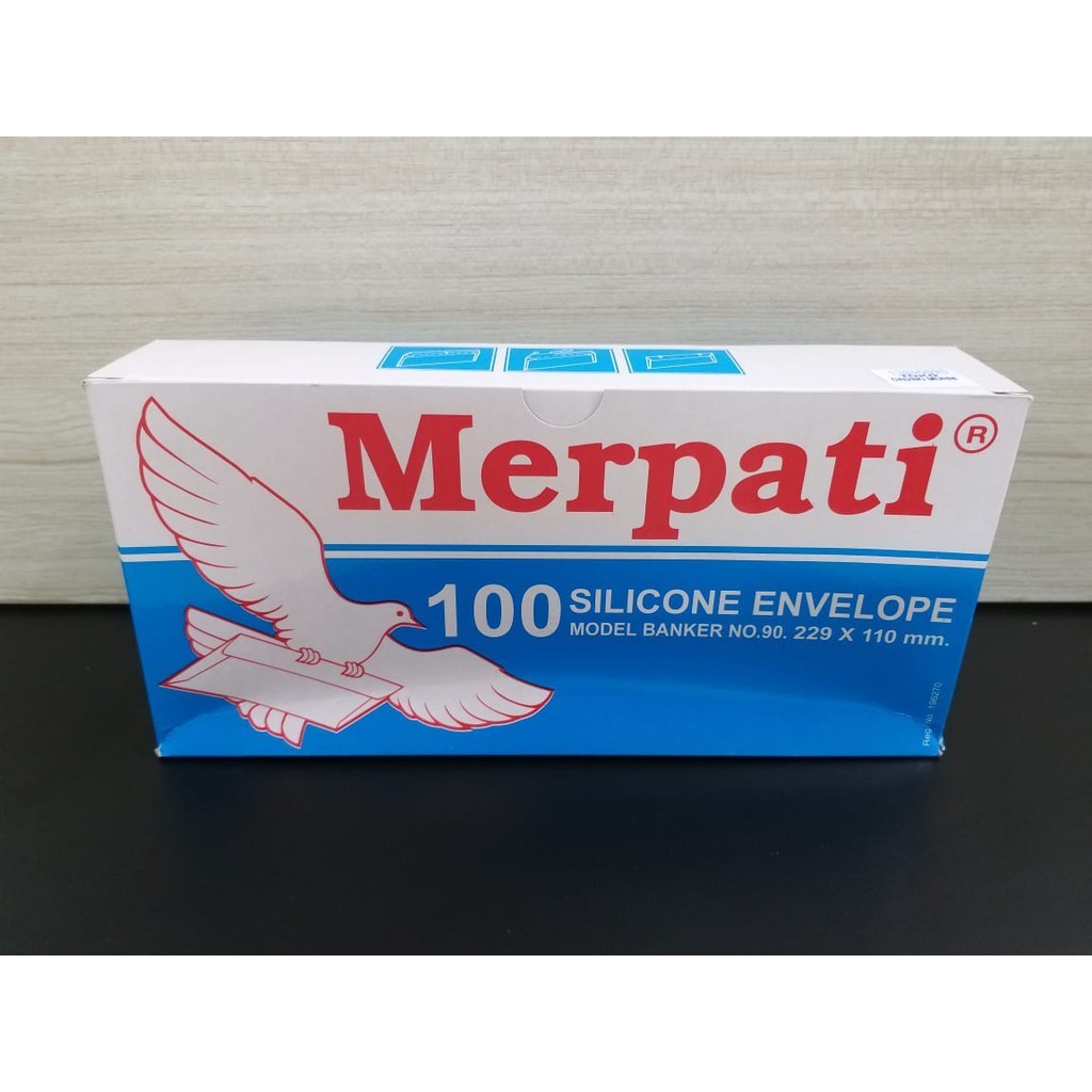 

Amplop Merpati 90-70 BR SLC Isi 100 - Amplop Kiky