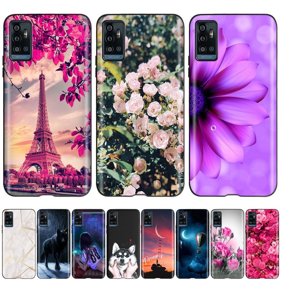 For ZTE Blade A71 Case Silicone Back Cover Phone Cases for zte blade A 71 a71 A7030 Soft Coque Fashi