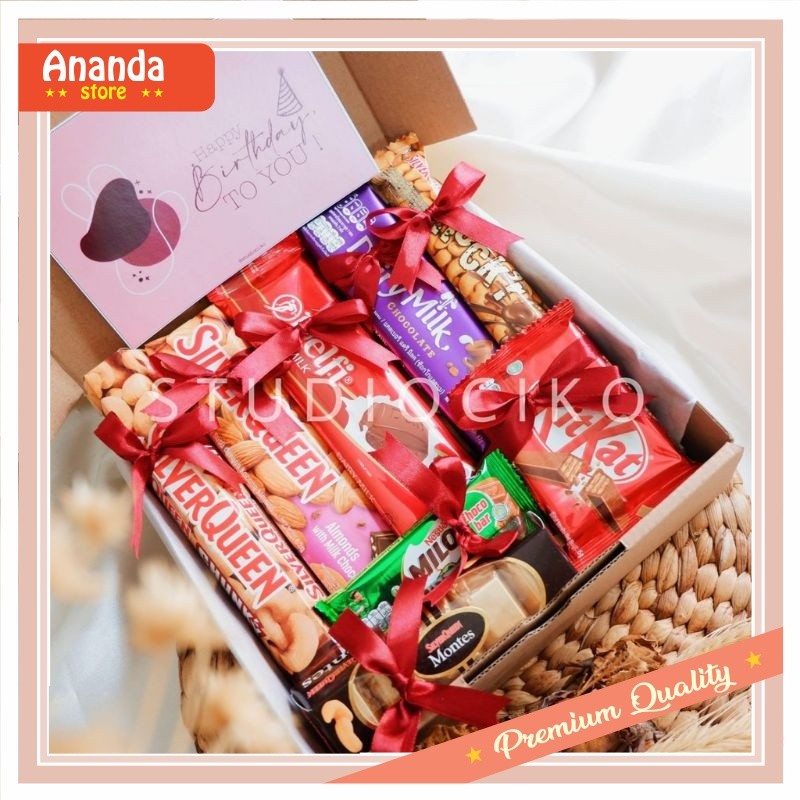 

Hampers murah Keren Promo Diskon / KADO ULANG TAHUN CEWEK COWOK WISUDA ULTAH HAMPERS COKLAT VALENTINE