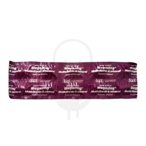 Megazing Tablet Suplemen Memenuhi Kebutuhan Vitamin Mineral
