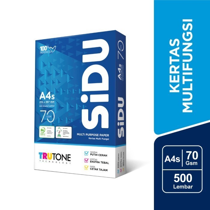 

SiDU Kertas Fotocopy 70 GSM A4 S