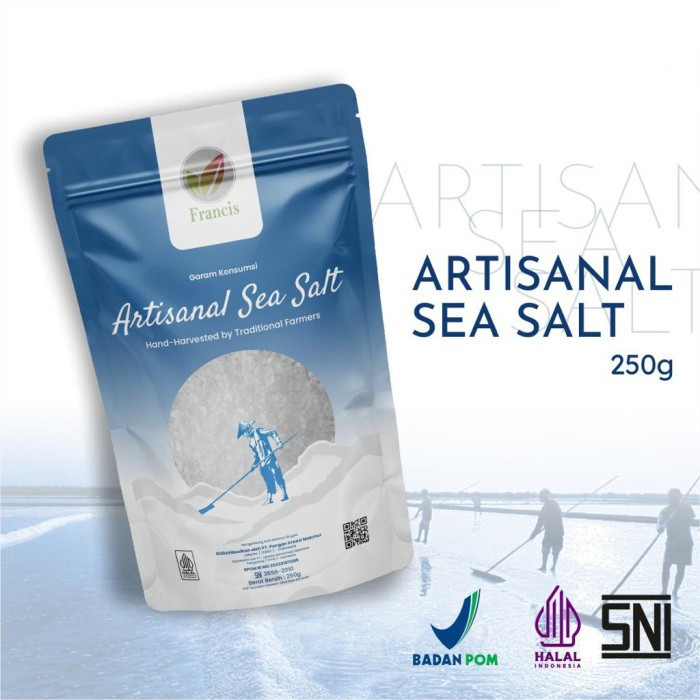 

Francis Organic Artisanal Sea Salt / Garam Laut Artisanal 250gr