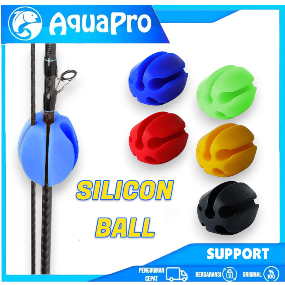AquaPro - Joran pancing bola Tetap pelindung Mini, tongkat pancing Anti benturan, joran pancing Stop