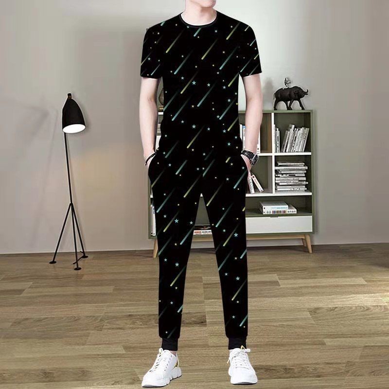 Ice Silk Elastic Pants for Men