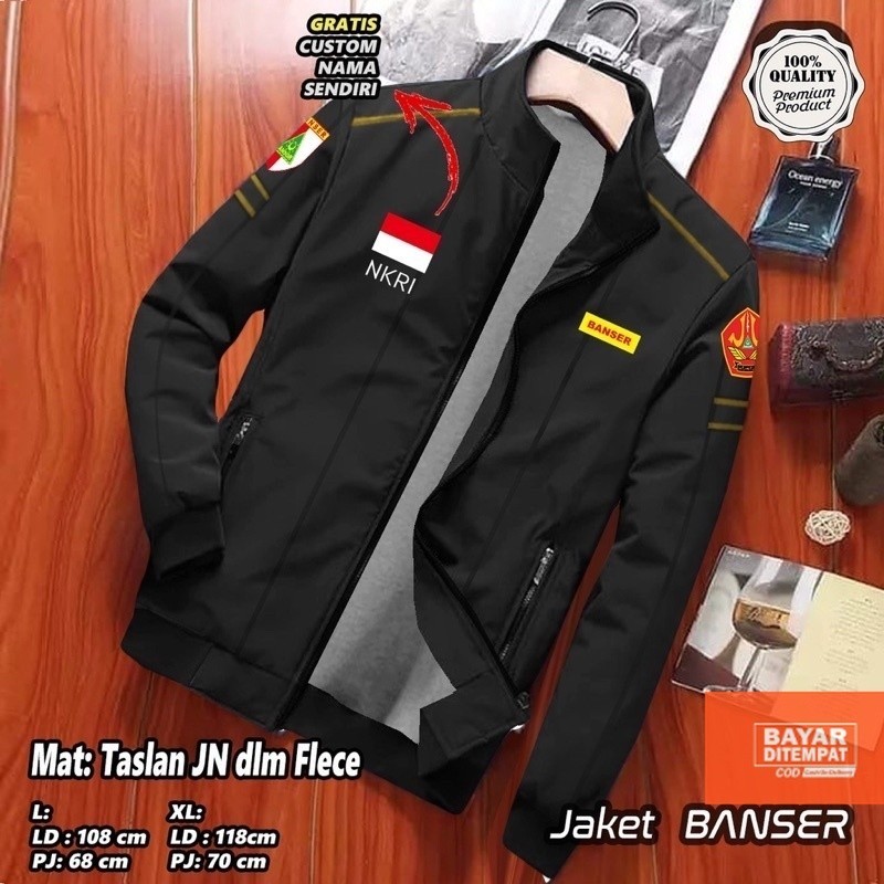Jaket Banser Nahdlatul Ulama NU Terbaru Keren Bahan Tebal JAKET CUSTOM SABLON
