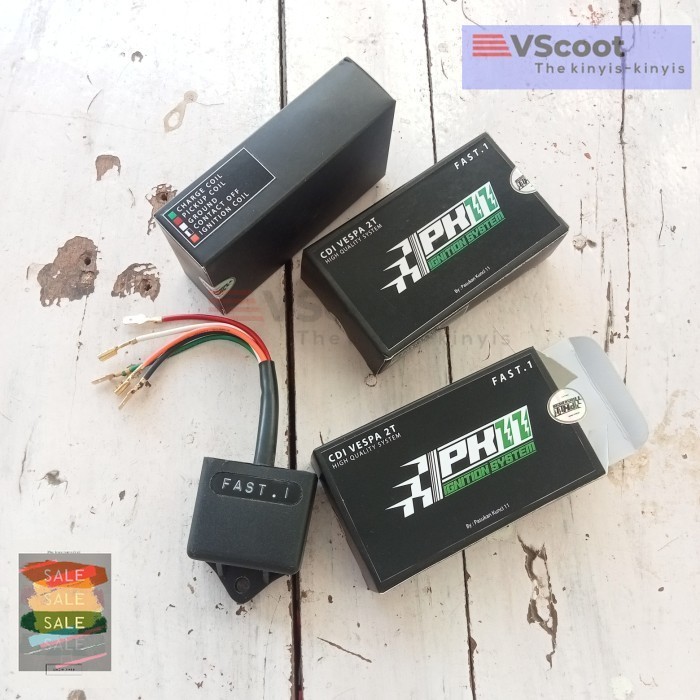 Cdi ignition api racing merk pk 11 no TIIC Vespa Excel PX PS Super dll