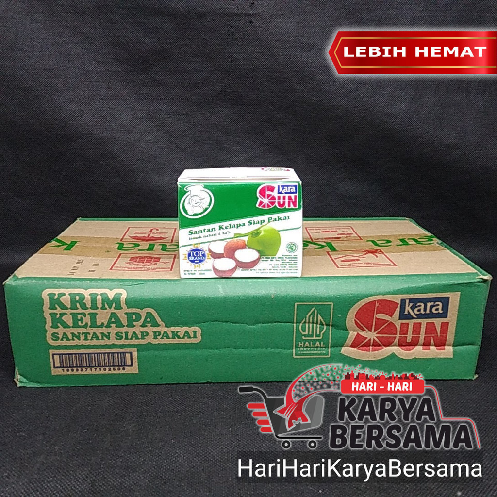

SUN KARA SANTAN KELAPA ISI 12'S X 200ML - PERKARTON