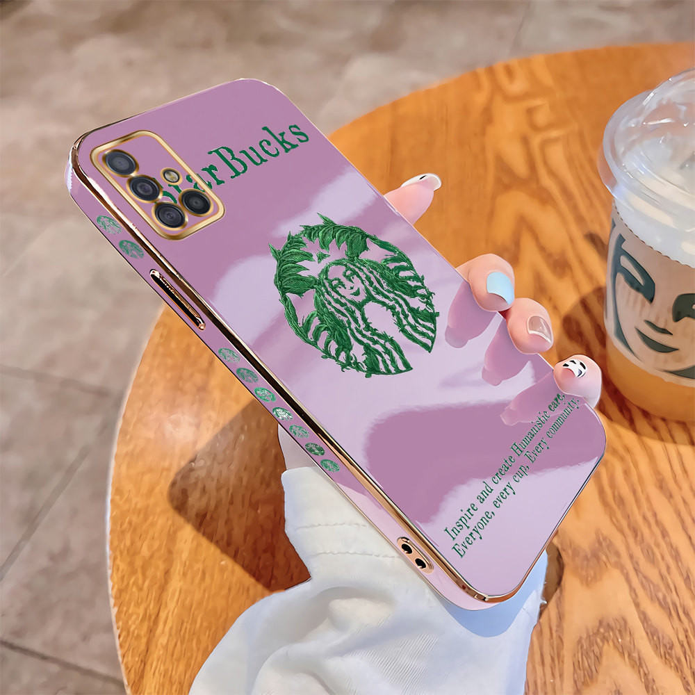 Casing Untuk Samsung Galaxy A51 A71 A31 A21S A11 M11 A01 Softcase Starbucks Coffee Full Cover Luxury