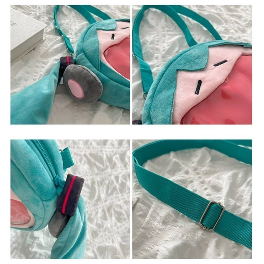 HATSUNE MIKU BAG / TAS UNIK LUCU / TAS HATSUNE MIKU RANSEL CARTOON / TAS BAHU KARTUN HIGH QUALITY