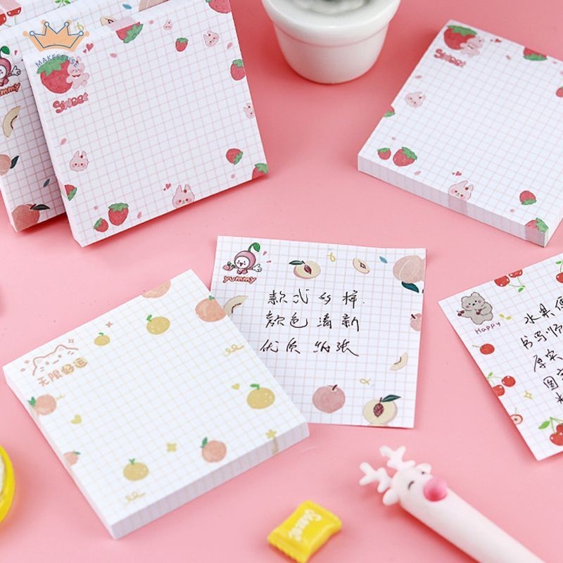 

Stiker Kreatif Stiker Memo Buah Lucu Catatan Tempel Kartun Memo Siswa MK