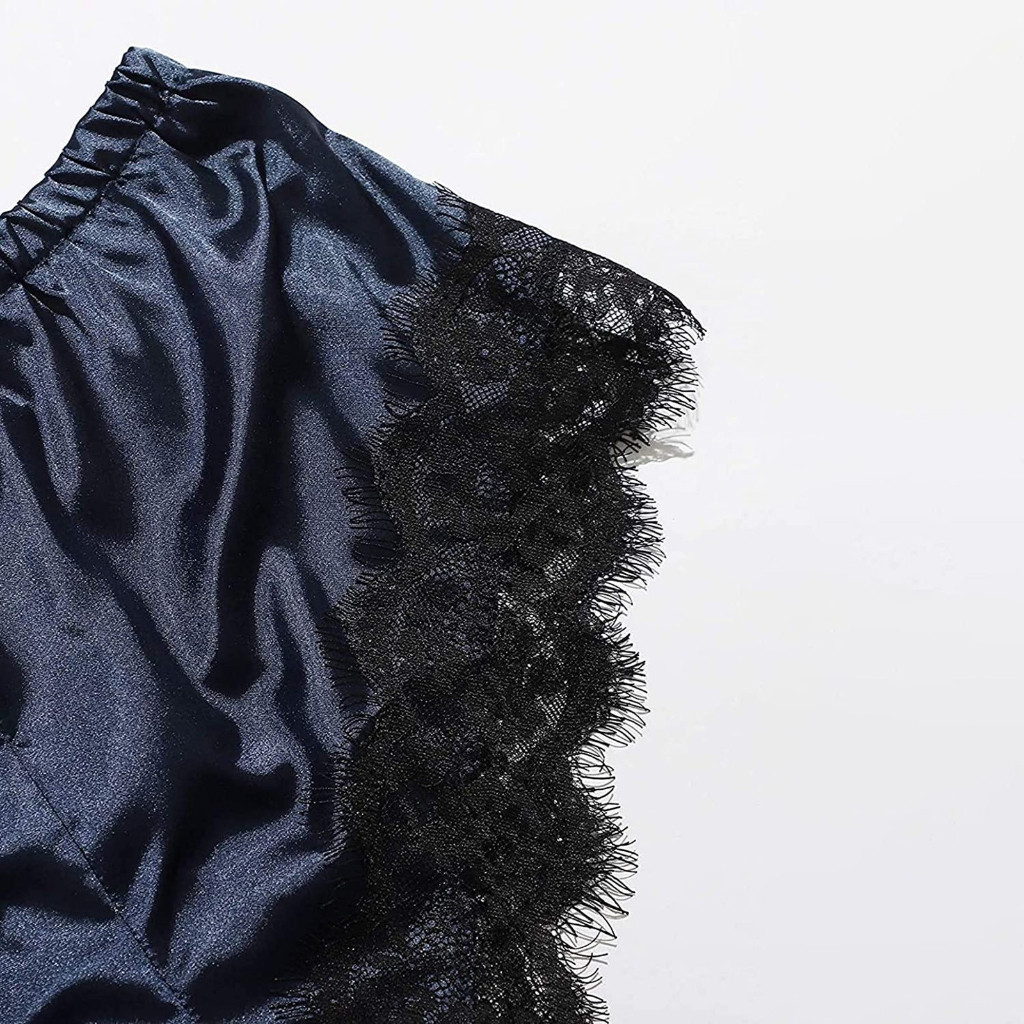 { Myreseller } Lingerie Edition Full Set Kimono Include Bra Cd Corak Lace Transparan Seksi Hot