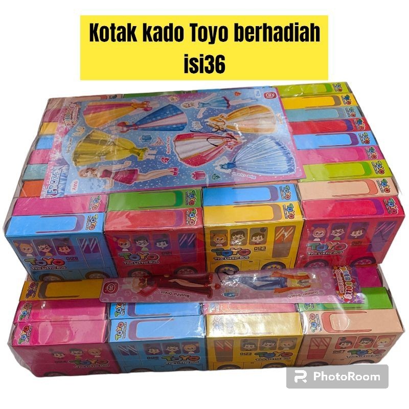 

Mainan kotak kado Toyo berhadiah isi 36