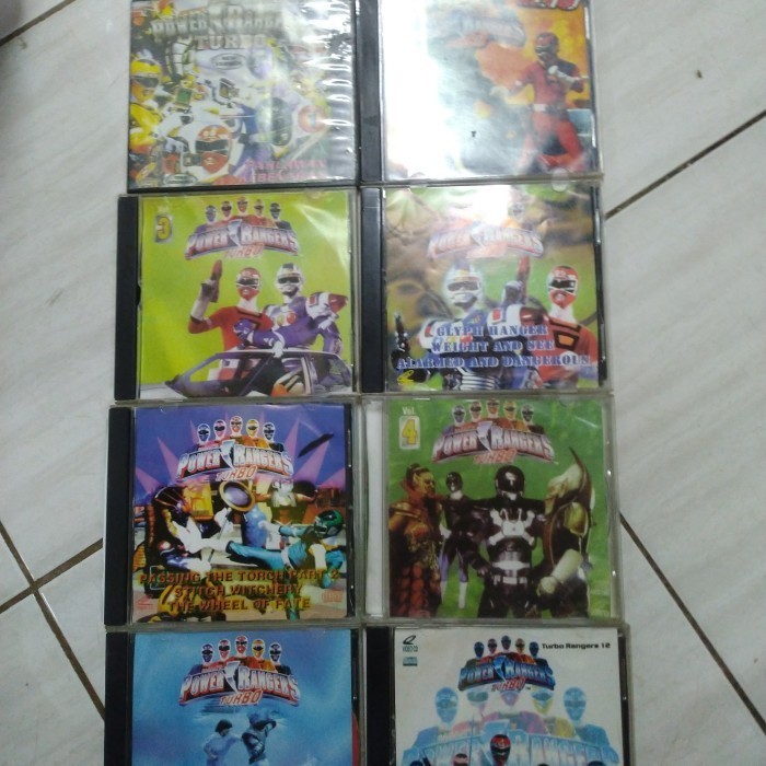 POWER RANGERS TURBO- 8 VCD ORIGINAL-E2